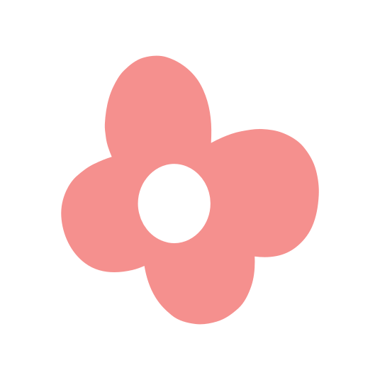Blomst 1 - Fylt Rosa