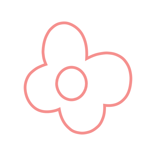 Blomst 1 - Rosa