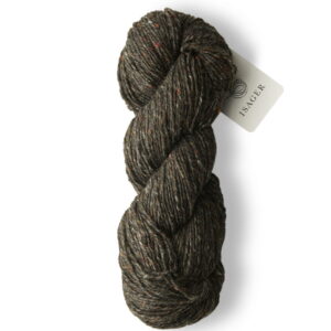 Isager Aran Tweed Black