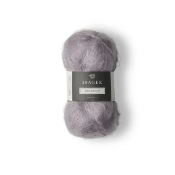 Isager Silk Mohair farge 12 syrin - ren silkemohair - hos Fru Kvist, sammen med resten av Isagers flotte garnkvaliteter