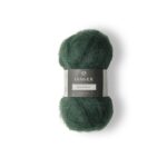 Isager Silk Mohair farge 37 flaskegrønn- ren silkemohair - hos Fru Kvist, sammen med resten av Isagers flotte garnkvaliteter