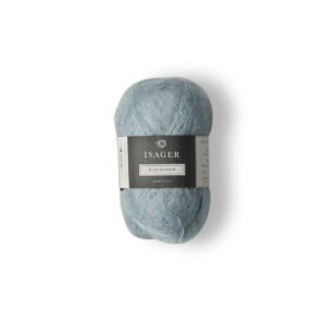 Isager Silk Mohair farge 41 lys blå- ren silkemohair - hos Fru Kvist, sammen med resten av Isagers flotte garnkvaliteter