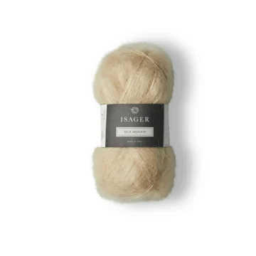 Isager Silk Mohair farge 6 - ren silkemohair - hos Fru Kvist, sammen med resten av Isagers flotte garnkvaliteter