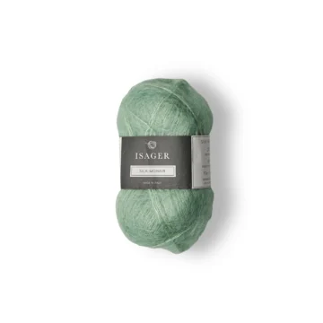 Isager Silk Mohair farge 67- ren silkemohair - hos Fru Kvist, sammen med resten av Isagers flotte garnkvaliteter
