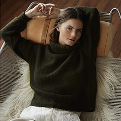 Garnpakke til genseren London av Helga Isager