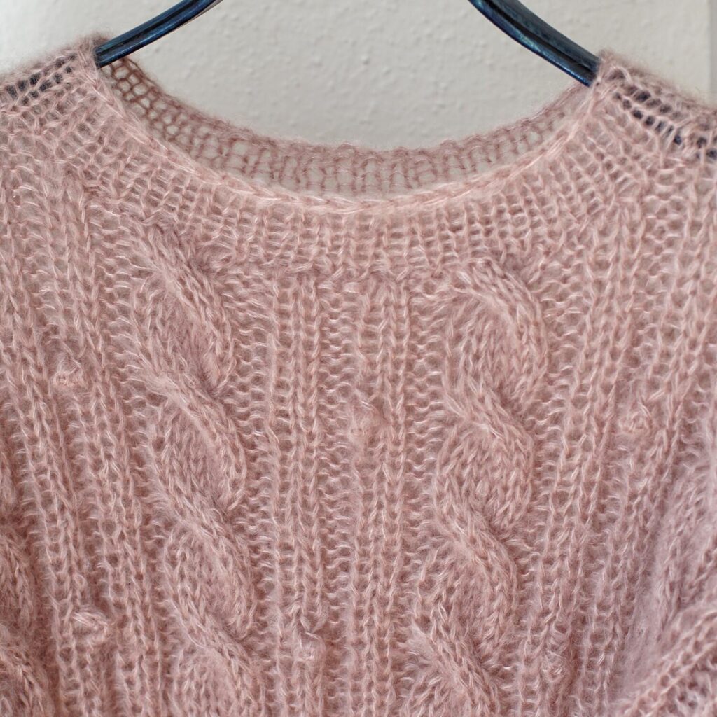 Kort mohairsweater - Bilde 2