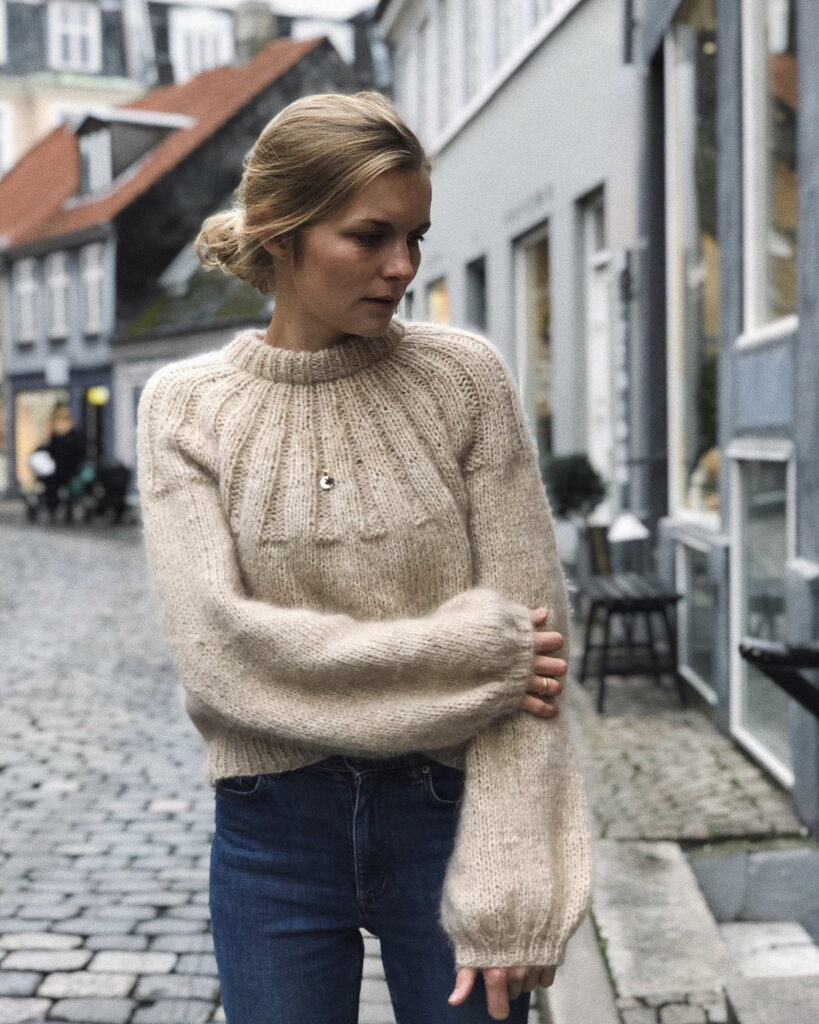 Strikket Sweater Med Farger