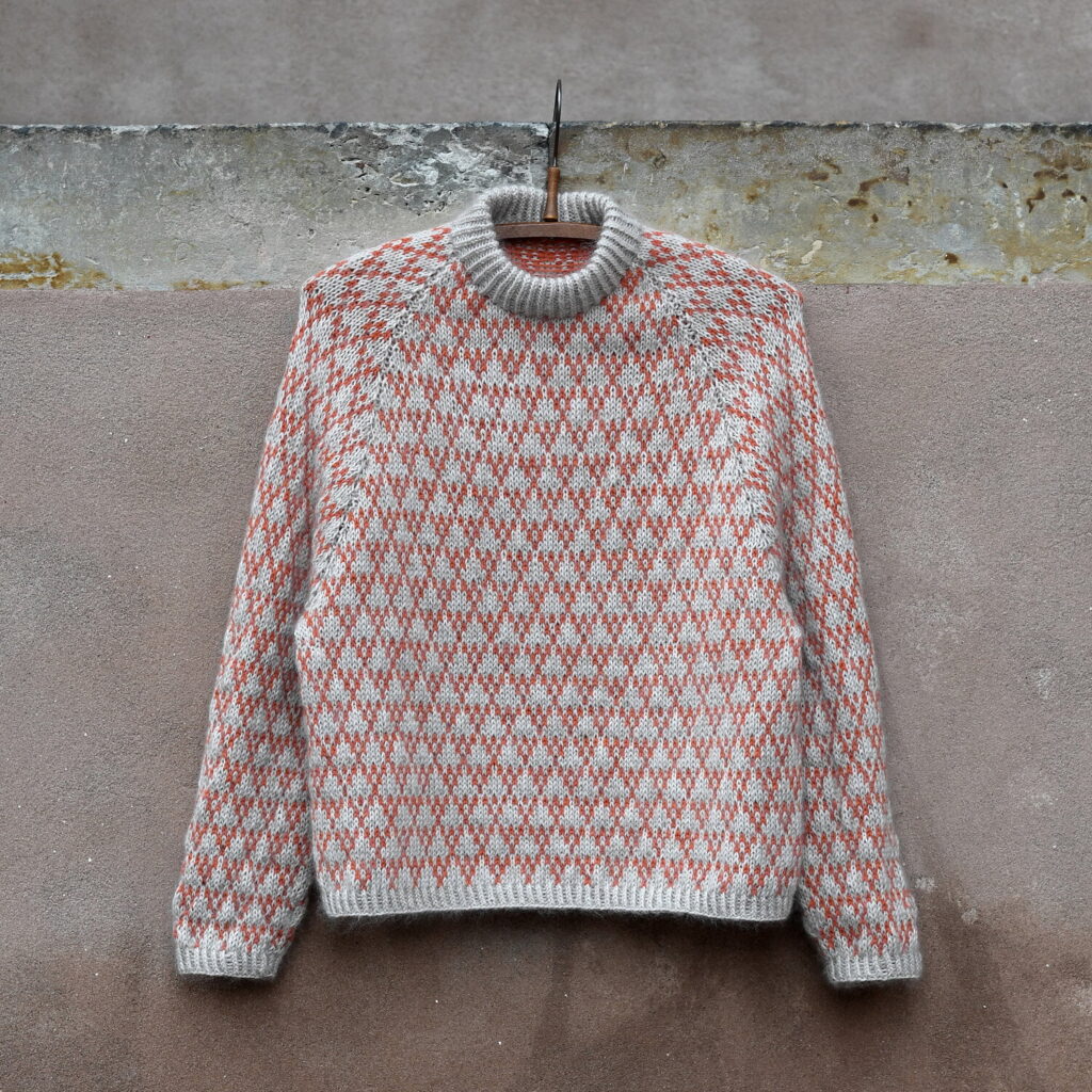 Spot Sweater av Anne Ventzel av originalt garnvalg av designeren - garnpakke