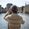 coloured crosses av Anne Ventzel av originalt garnvalg av designeren - garnpakke