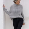 Ribbed jumper av Anne Ventzel av originalt garnvalg av designeren - garnpakke