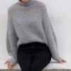 Ribbed jumper av Anne Ventzel av originalt garnvalg av designeren - garnpakke