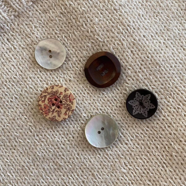 Knapper 25 mm og oppover
