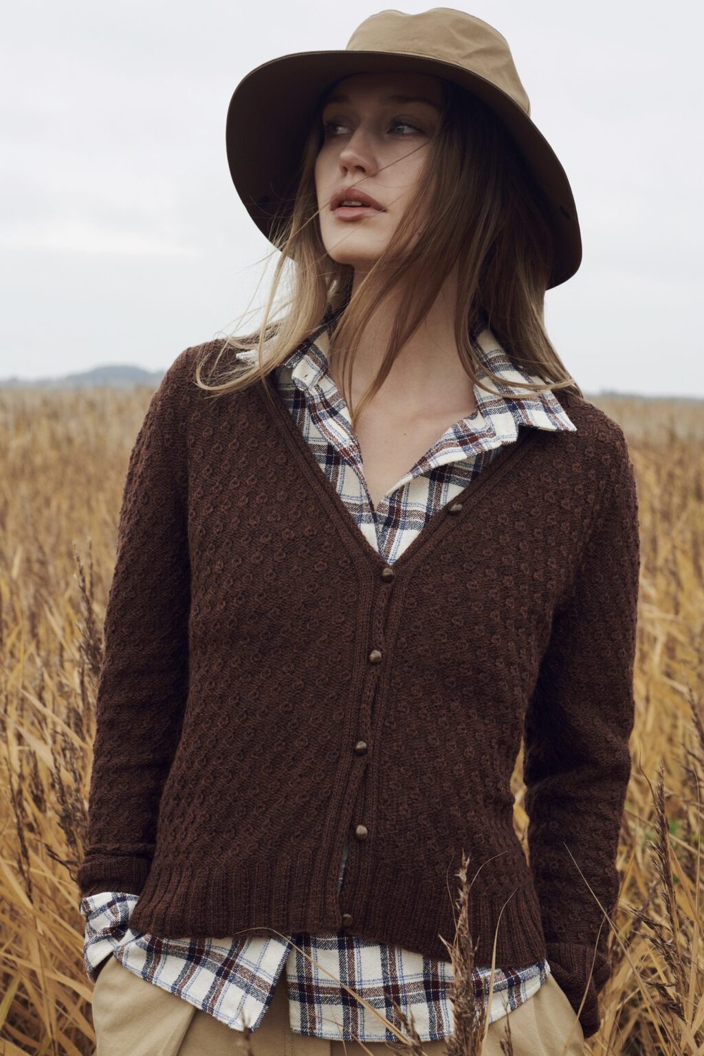 Helle Cardigan av Helga Isager