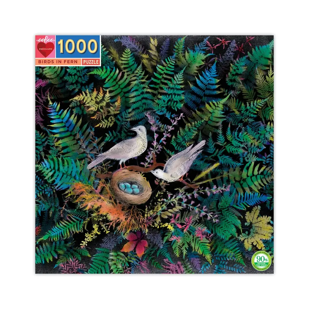 Puslespill Fuglerede - 1000 brikker