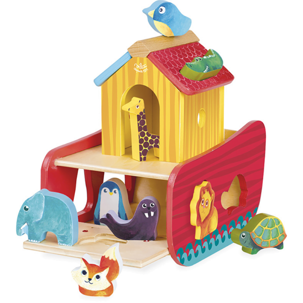 Noahs ark Treleke som passer for barn 2 til 4 år - fra Vilac hos Fru Kvist