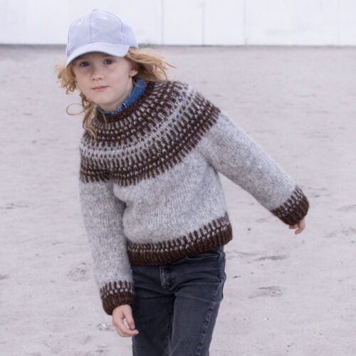 Badger Sweater av Anne Ventzel - Garnpakke barnemodell