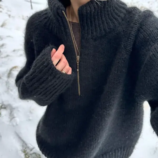 Zipper Sweater av PetiteKnit