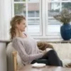 Valentine, genser fra boken Gæstebud av Annette Danielsen - Isagergarn