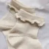ruffle socks petiteknit rysjesokker strikkesokker arwetta frukvist.no