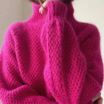 Ppoppo sweater av Aegyoknit får du som garnpakke hos Fru Kvist Foto: Aegyoknit