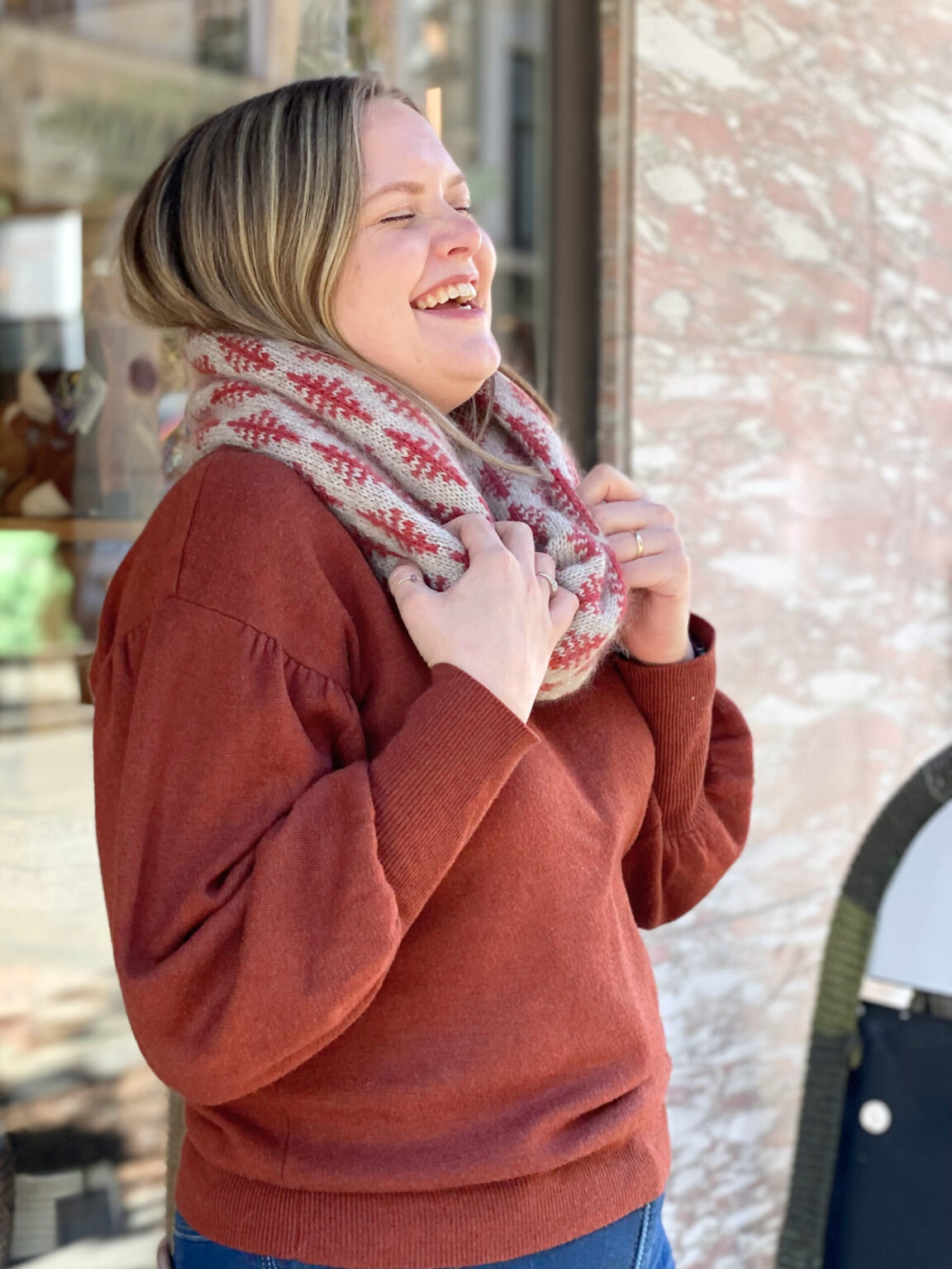 Prisme Infinity Scarf av Hanne Rimmen - Bilde 2