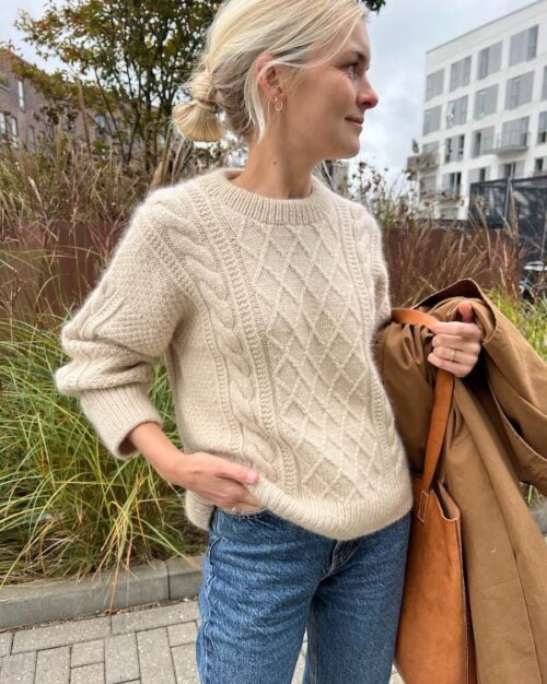 moby sweater - PetiteKnit hos Fru Kvist - garnpakke strikkepakke