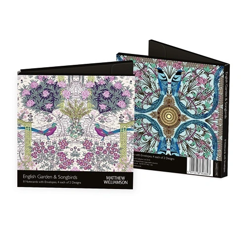Notecards - English Garden & Songbirds