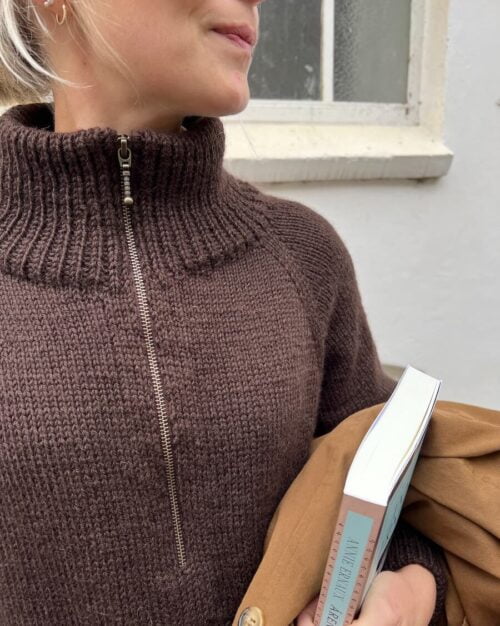 Zipper Sweater Light av PetiteKnit - Oppskrift