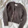Agnete Cardigan, Petite Knit, Garnpakke, Isager Tvinni, Gepard Kid Seta