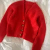 Agnete Cardigan, Petite Knit, Garnpakke, Isager Tvinni, Gepard Kid Seta