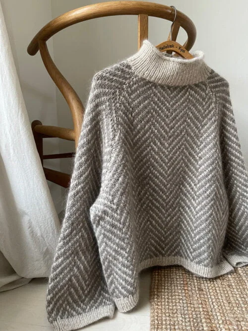 Obba Sweater av Aegyoknit - Garnpakke i Isager garn hos Fru Kvist. Jensen og silk mohair