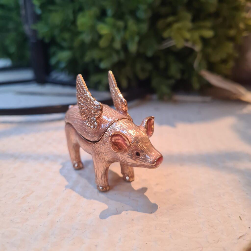 Gris med vinger - pilleboks