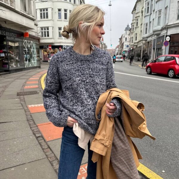 Melange sweater av PetiteKnit
