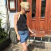 Audrey Top av PetiteKnit - Garnpakke i originalgarn Isager Hør Organic