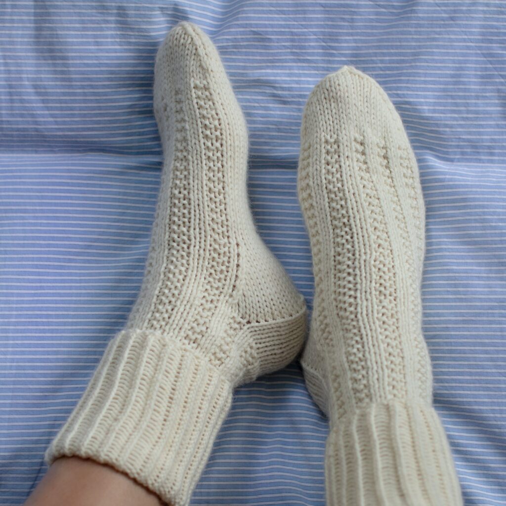 sola socks, anne ventzel, gepardgarn, cash sock chunky