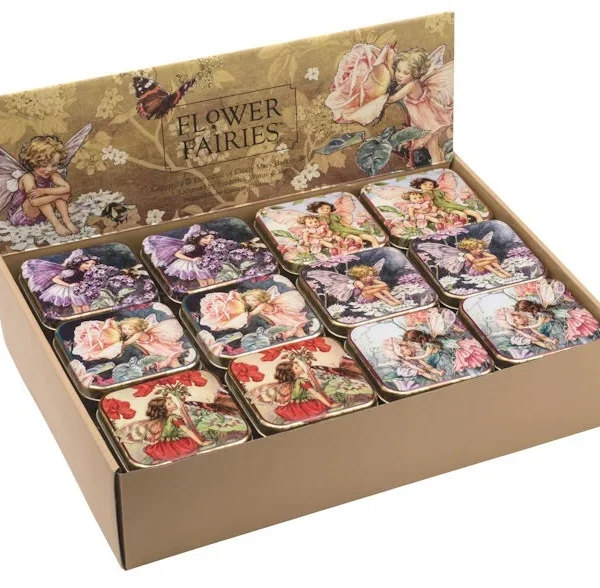 Flower Fairies - hengslet tinnboks (assorterte motiver)