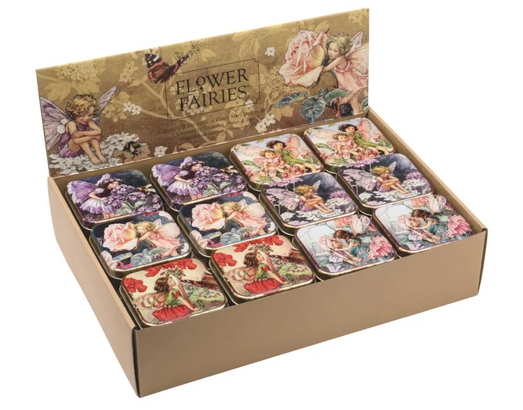 Flower Fairies - hengslet tinnboks (assorterte motiver)