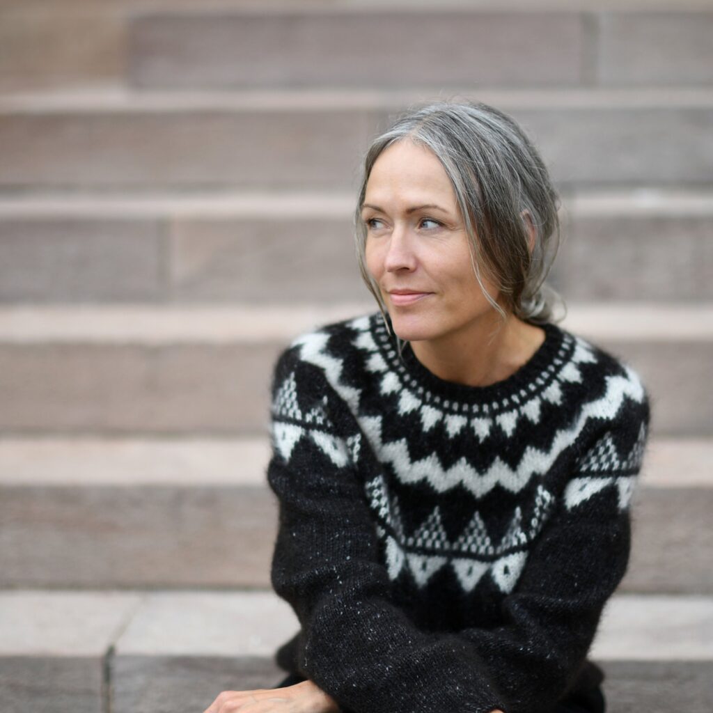 Selene sweater Anne Ventzel garnpakke hos Fru Kvist