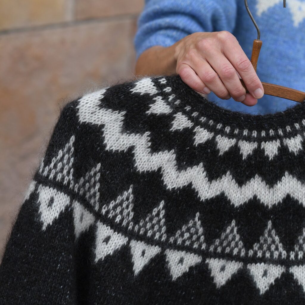 Selene sweater Anne Ventzel garnpakke hos Fru Kvist