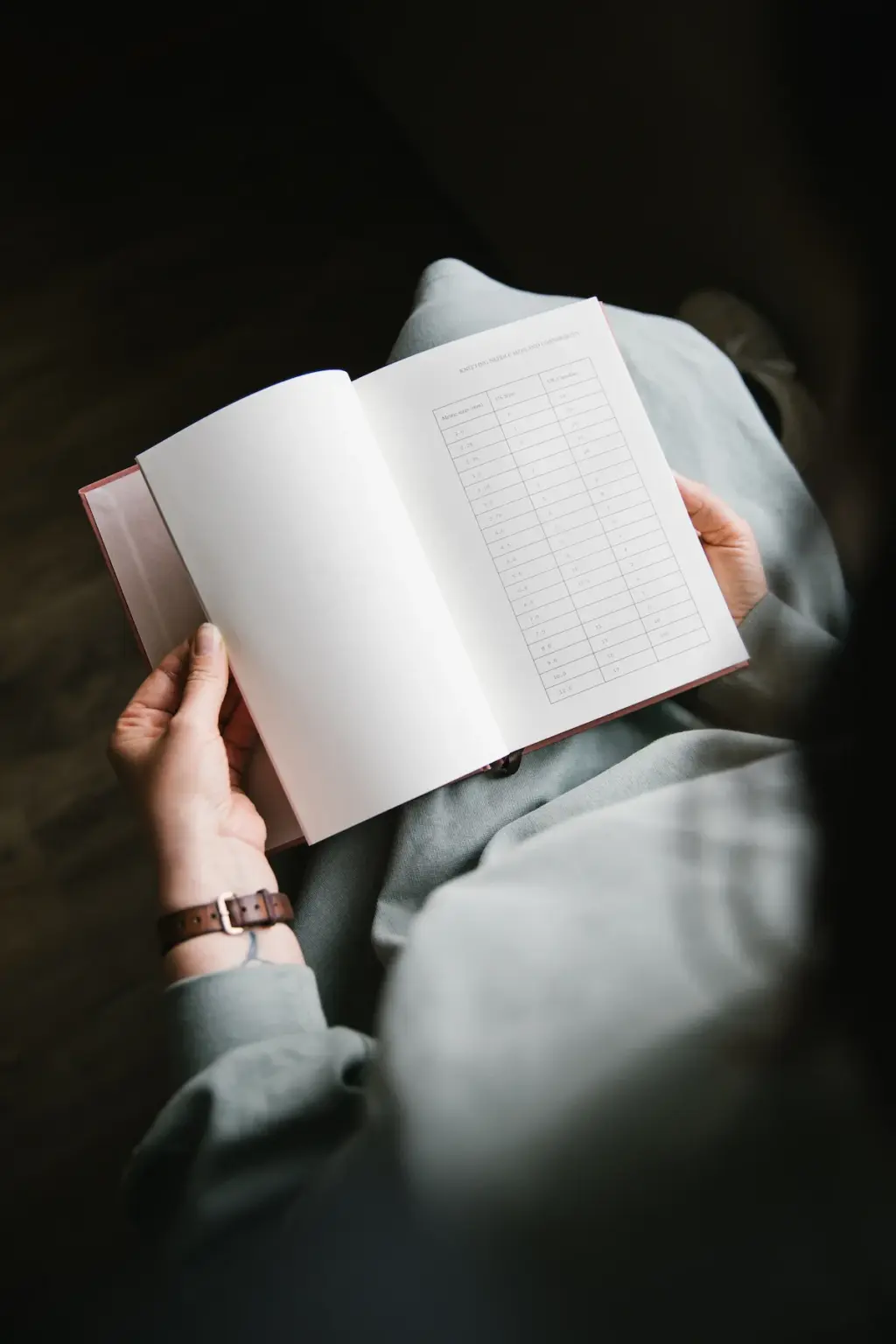 my knitting notes fra laine burgundy hos fru kvist