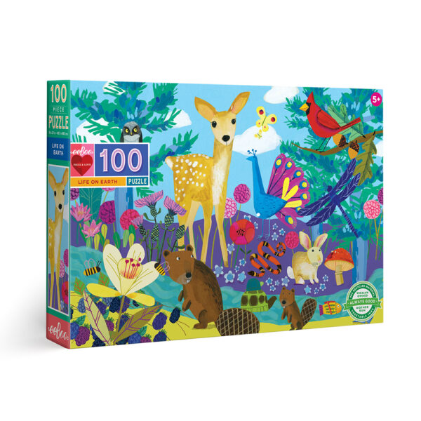 Puslespill Life on earth - 100 brikker