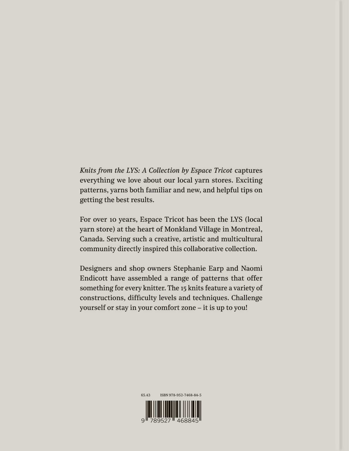 Knits from the LYS: Espace Tricot. Laine publishing. frukvist.no
