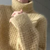 waffle_loop_roll-neck sweater other_loops hos frukvist.no isager tweed og silk mohair