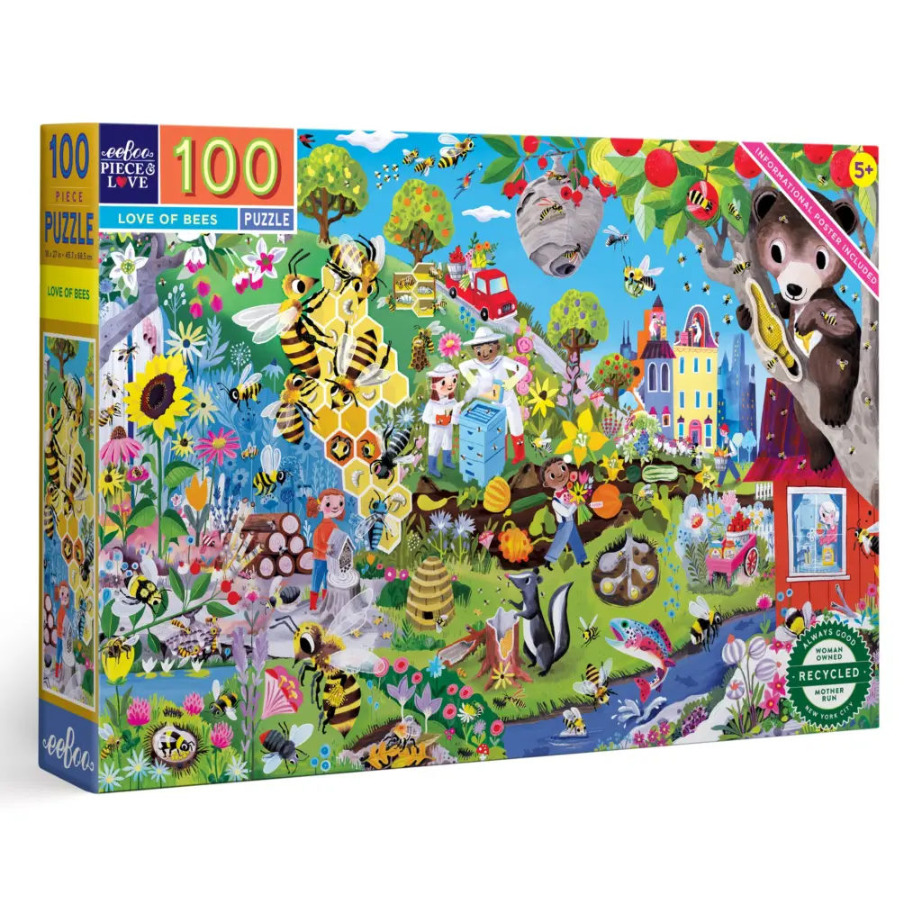 Puslespill Love of bees - 100 brikker - Bilde 2