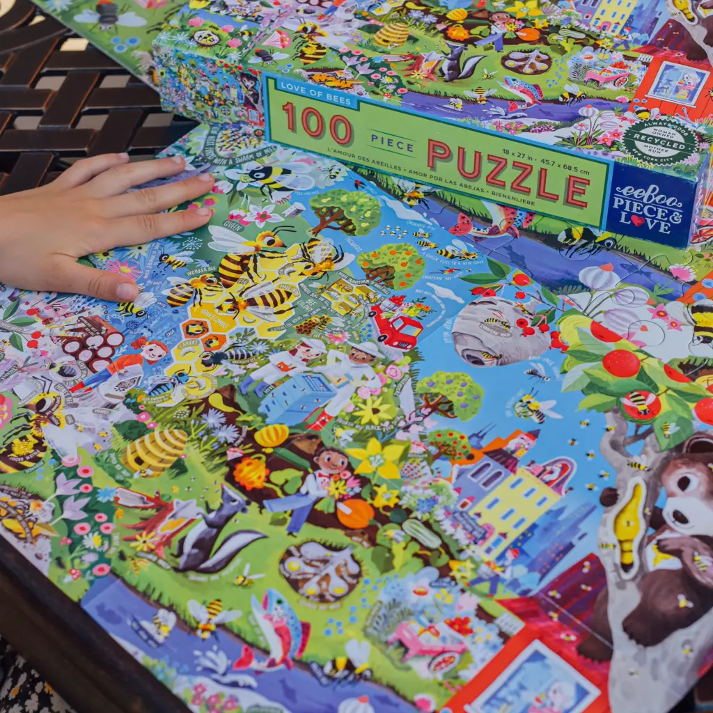 Puslespill Love of bees - 100 brikker - Bilde 4
