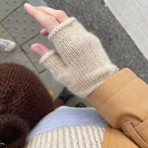 penny gloves petiteknit votter pulsvanter garnpakke kasjmir alpakka frukvist.no