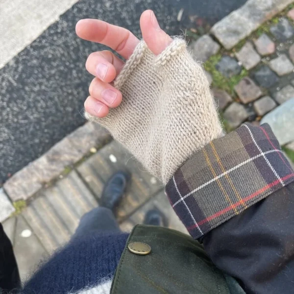penny gloves petiteknit votter pulsvanter garnpakke kasjmir alpakka frukvist.no