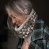 Spot cowl Anne Ventzel, garnpakke i garn fra Isager hos frukvist.no