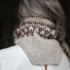 Spot cowl Anne Ventzel, garnpakke i garn fra Isager hos frukvist.no