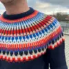 Celeste Sweater Man Mønsterstrikk strikkegenser herre PetiteKnit frukvist.no